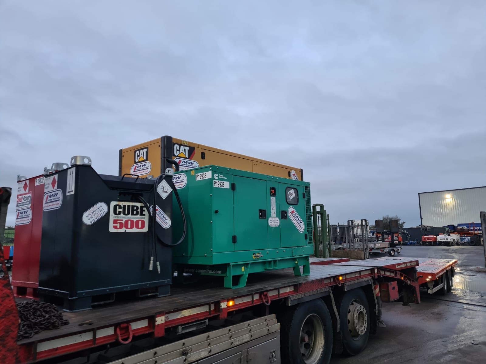 New Cummins 22 kva and feed tank...SOLD